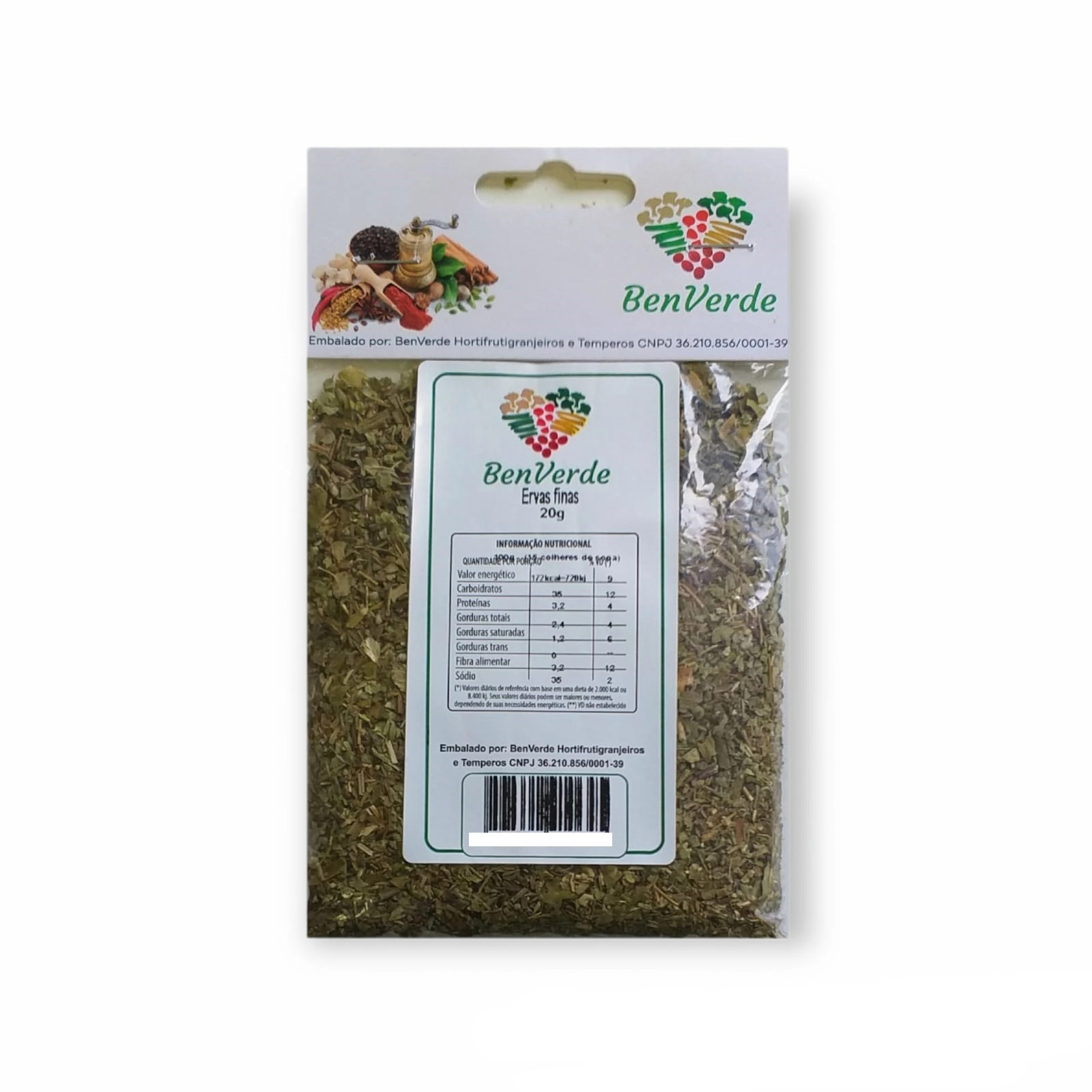 Erva Finas Benverde 20g