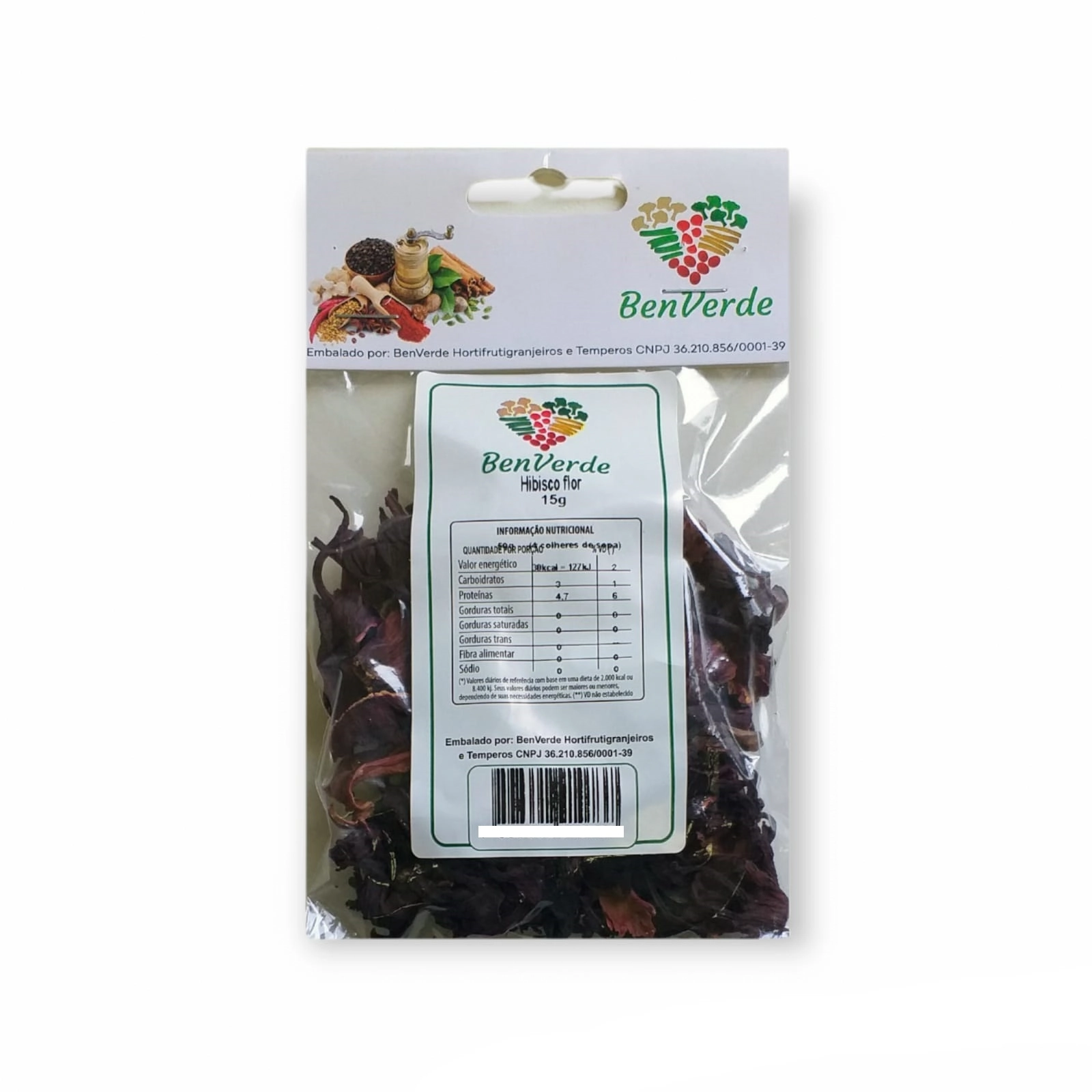 Hibisco Flor Benverde 15g