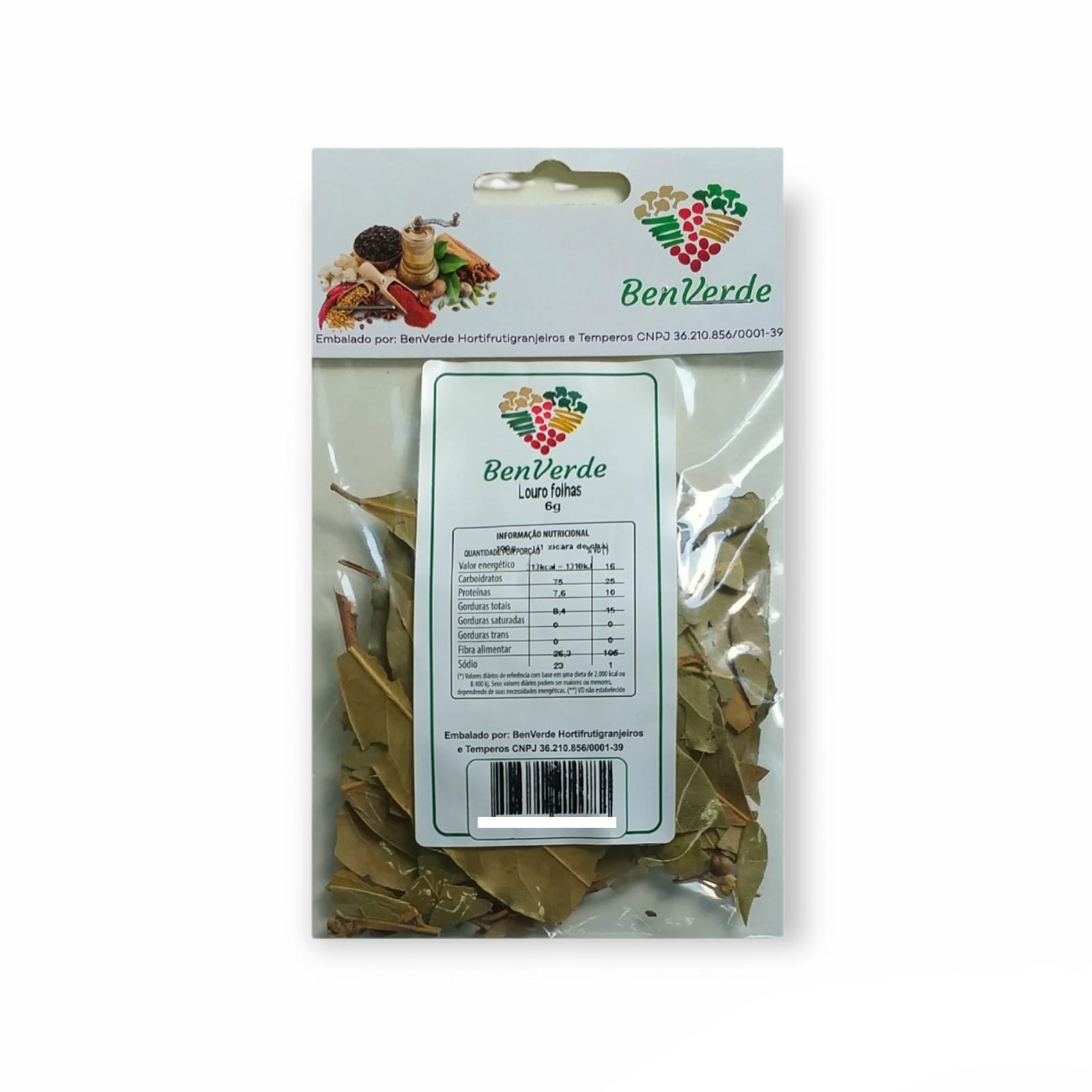 Louro Folha Benverde 6g
