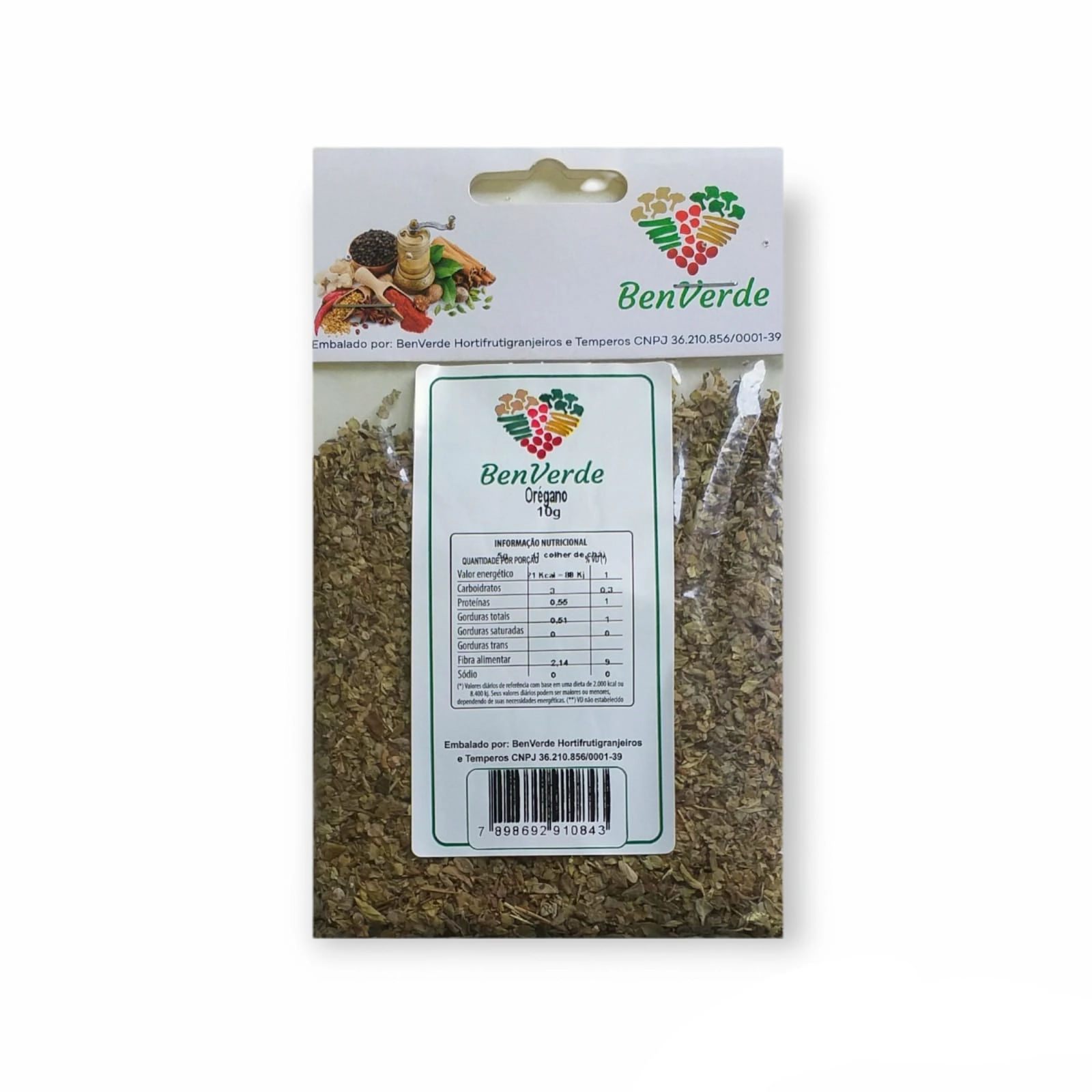Oregano Benverde Ventilado 10g