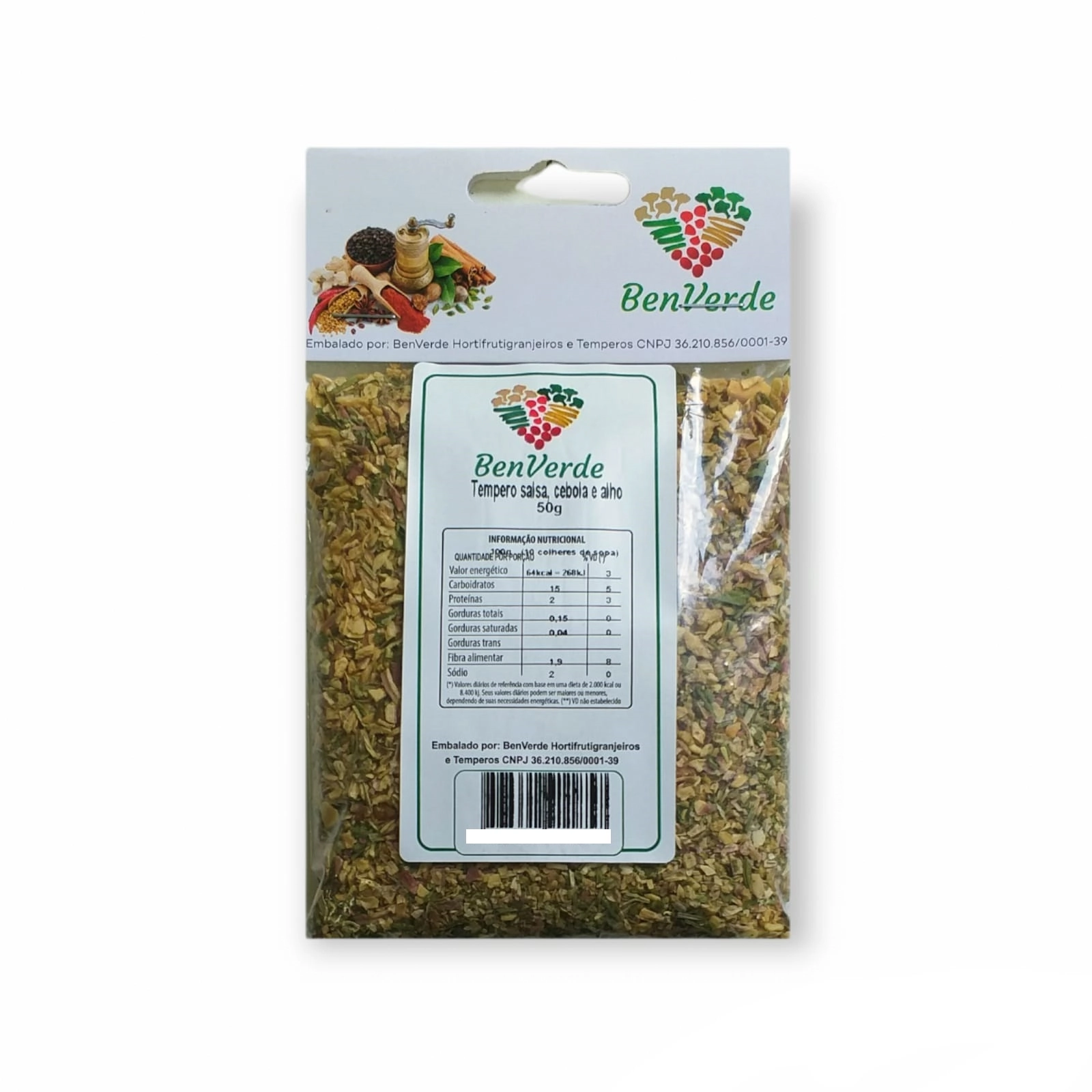 Tempero Benverde Salsa Cebola E Alho 50g