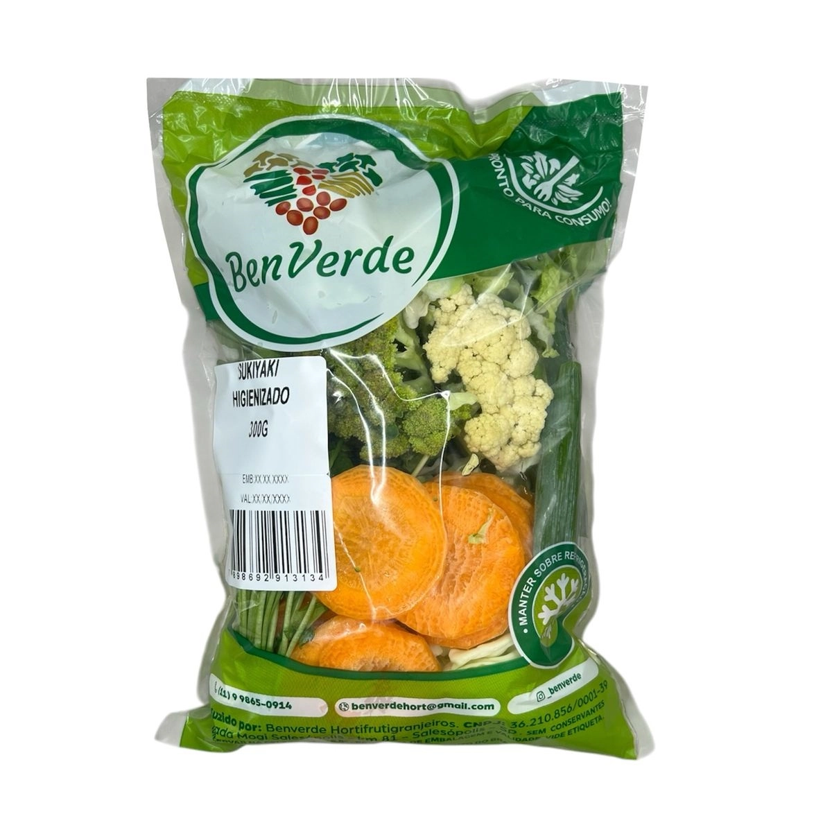 Sukiyaki Benverde Higienizado 300g