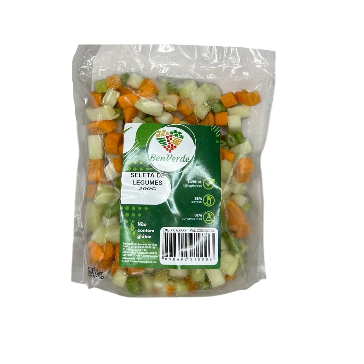 Seleta Legumes Benverde Higienizado 300g