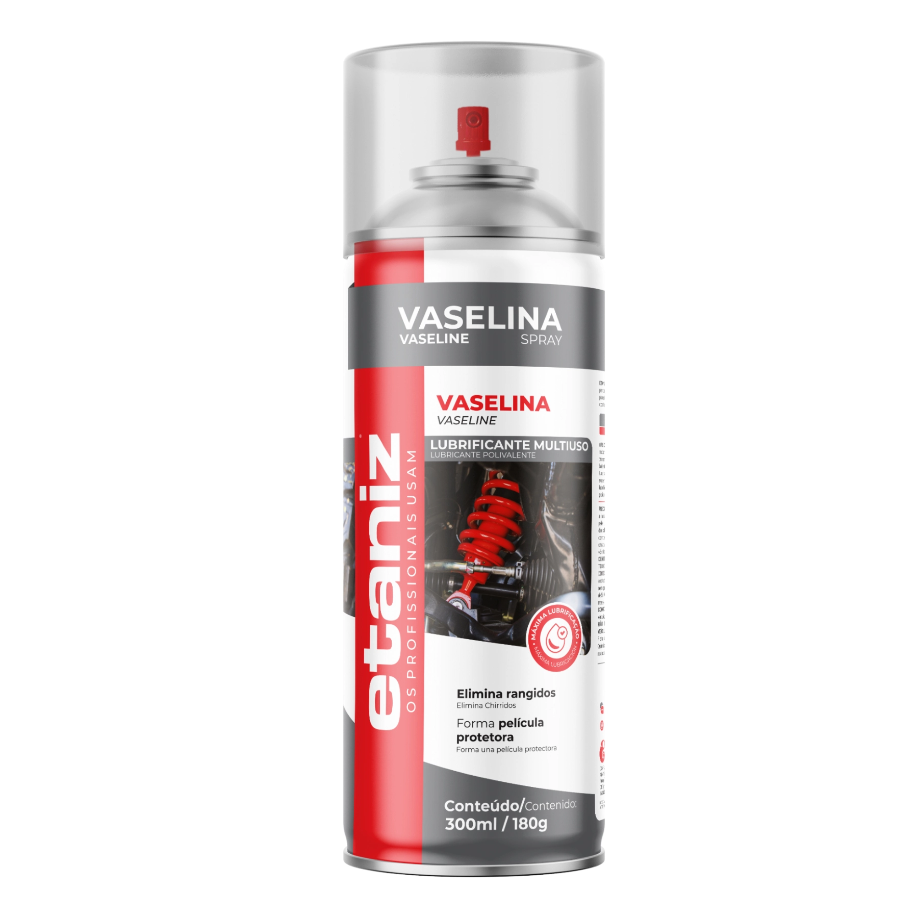 Vaselina Lubrificante Multiuso Spray 300ml Etaniz