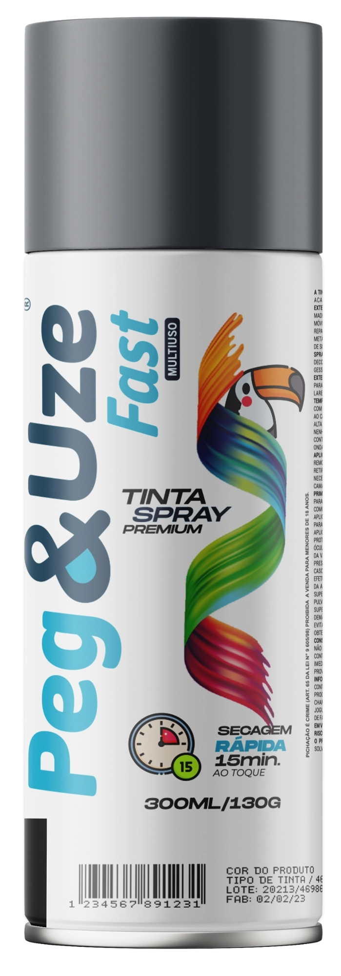 Tinta Spray Peg E Uzecinza Prime 300ml 6379 Chesiquimica