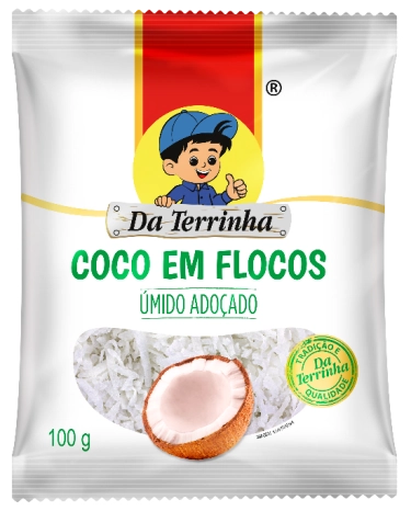 00935 Coco Flocos Umido Adocado Da Terrinha 100g Un