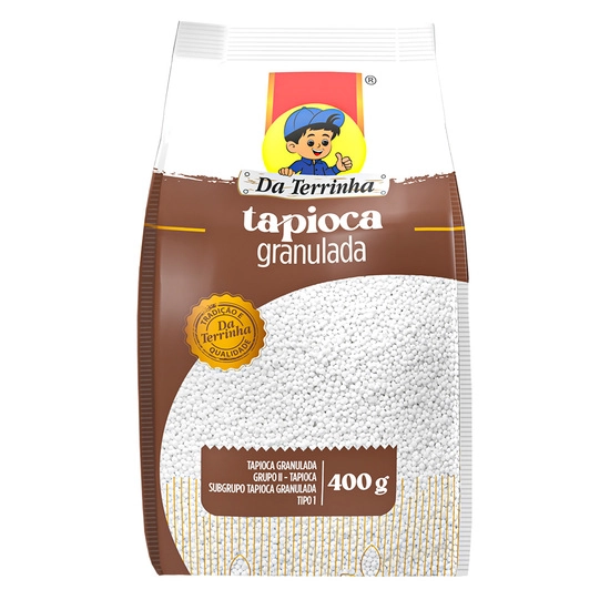 Tapioca Tipo 1 Granulada Da Terrinha Pacote 400g