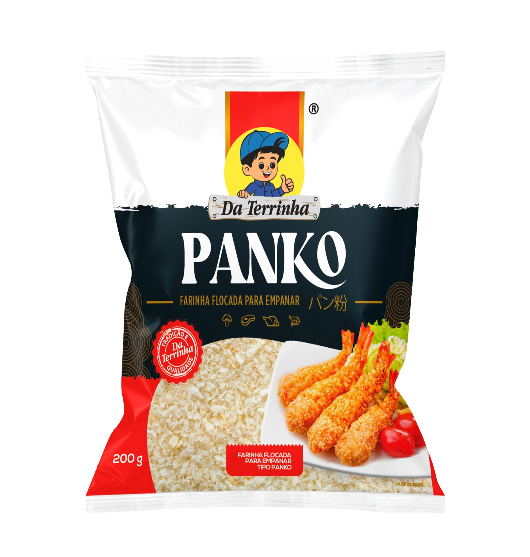 01507 Farinha Panko Da Terrinha 200 Gr Und