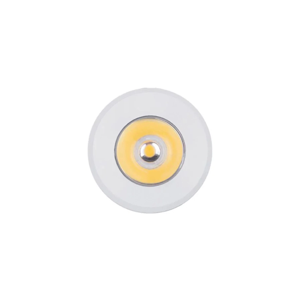 Mini Spot Embutir Led Elysa Redondo Branco 1w 3000k Bivolt
