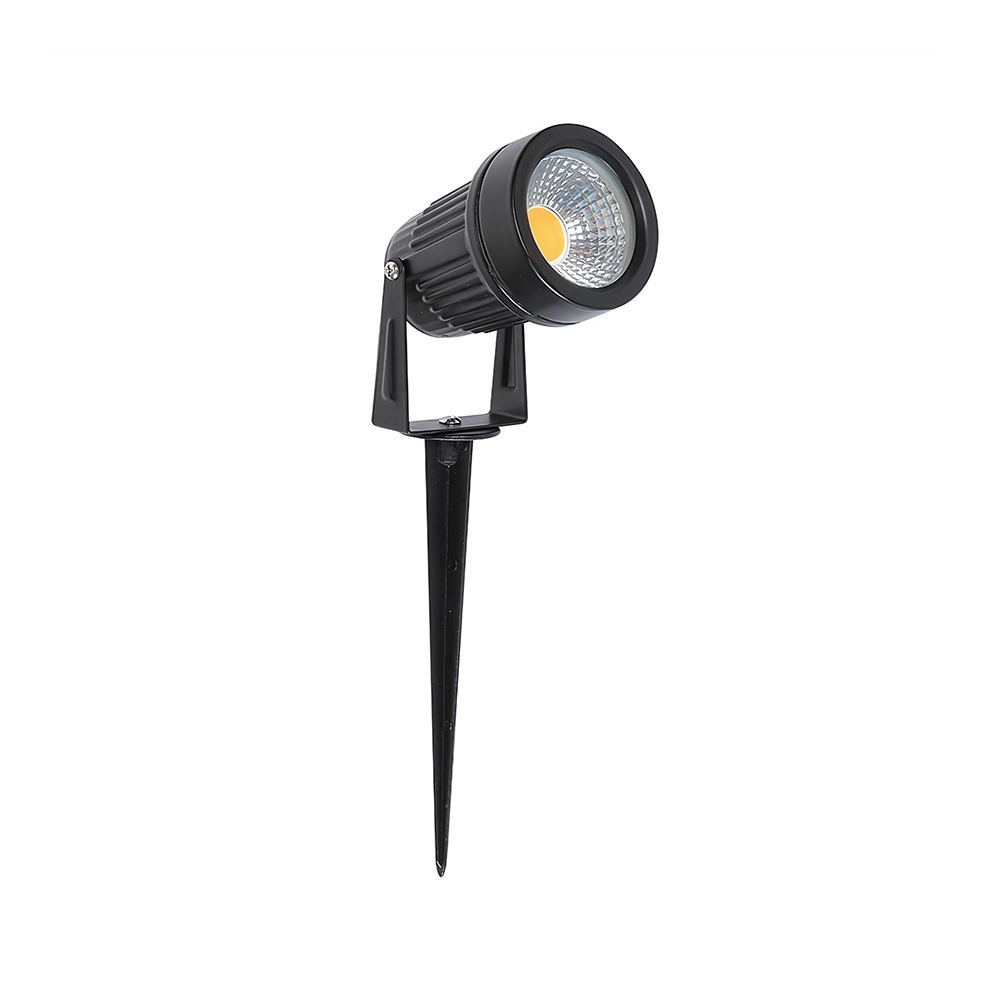 Espeto Para Jardim Nordecor Hager Led 7w Bivolt Preto 3000k Luz Amarela 6139