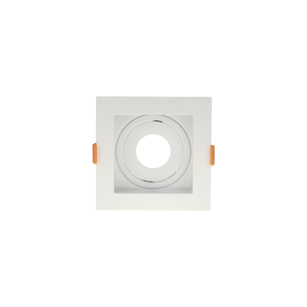 Spot De Embutir Recuado Nordecor Flea Para 1 Lâmpada Mr11 Quadrado Branco 6184