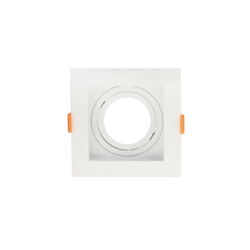 Spot De Embutir Recuado Nordecor Flea Para 1 Lâmpada Mr16 Quadrado Branco