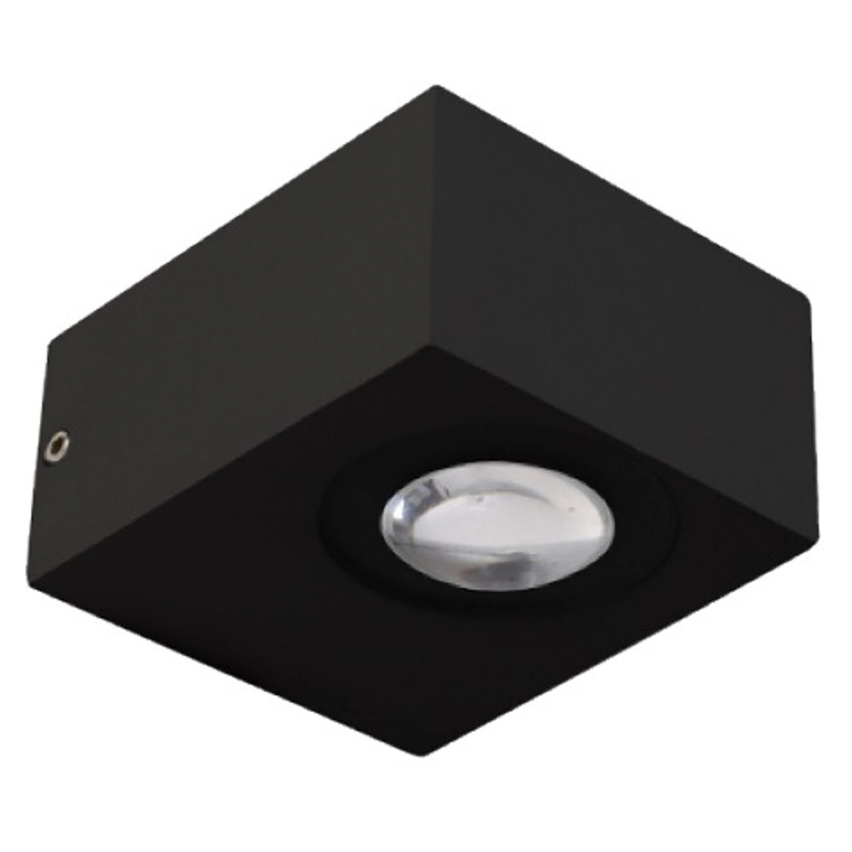 Arandela Nordecor Foluí 6w Led Bivolt Preto 3000k Luz Amarela