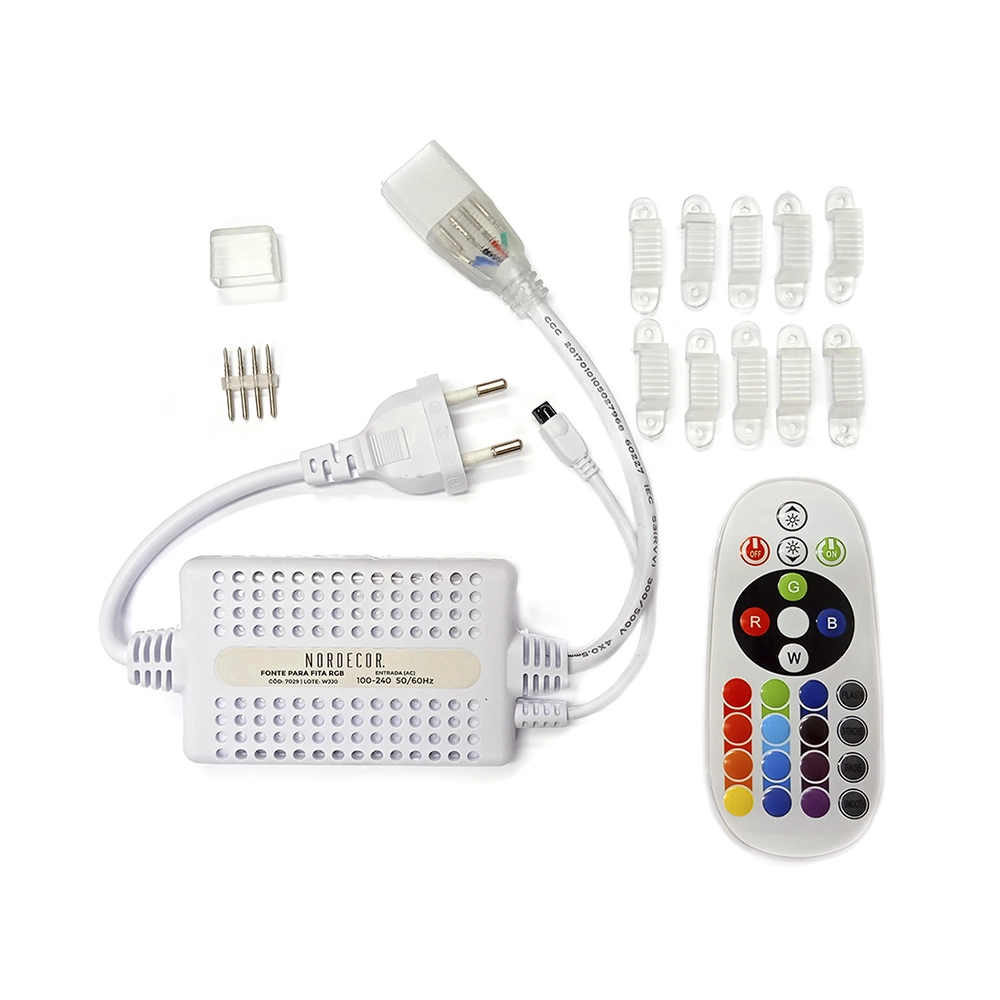 Fonte Para Fita Led Rgb Nordecor Bivolt Unica 7029
