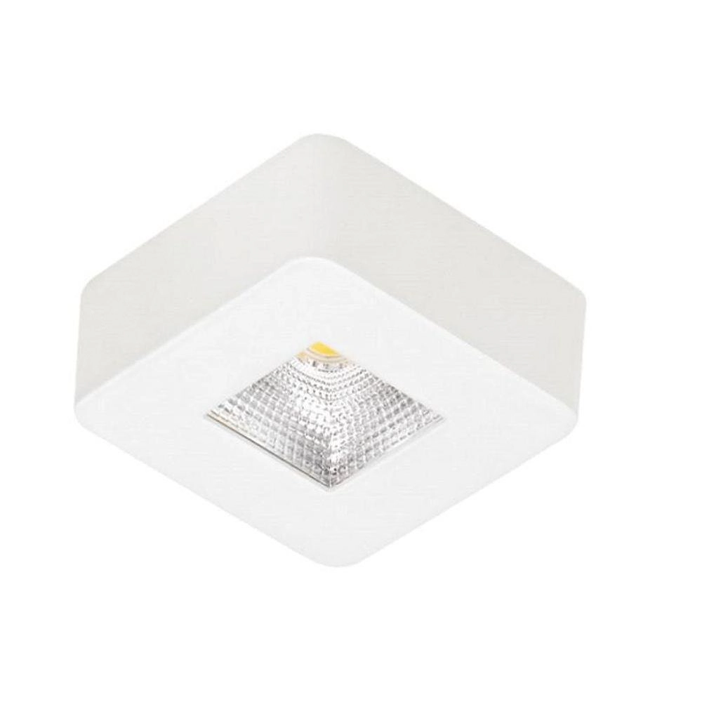 Spot Led Sobrepor Asis Quadrado 5w 3000k Bivolt