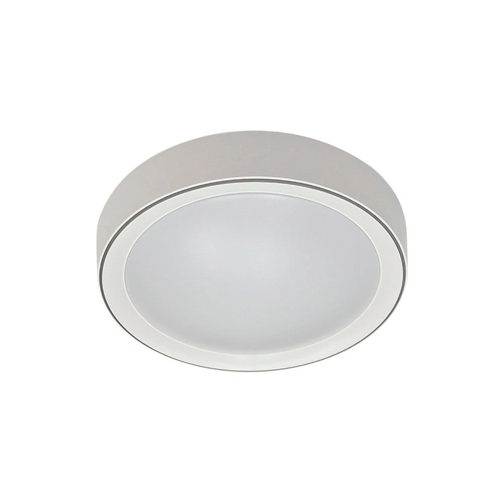 Plafon Nordecor Meny 2211 40cm Led Bivolt Branco Branco - 3000k - Branco Quente