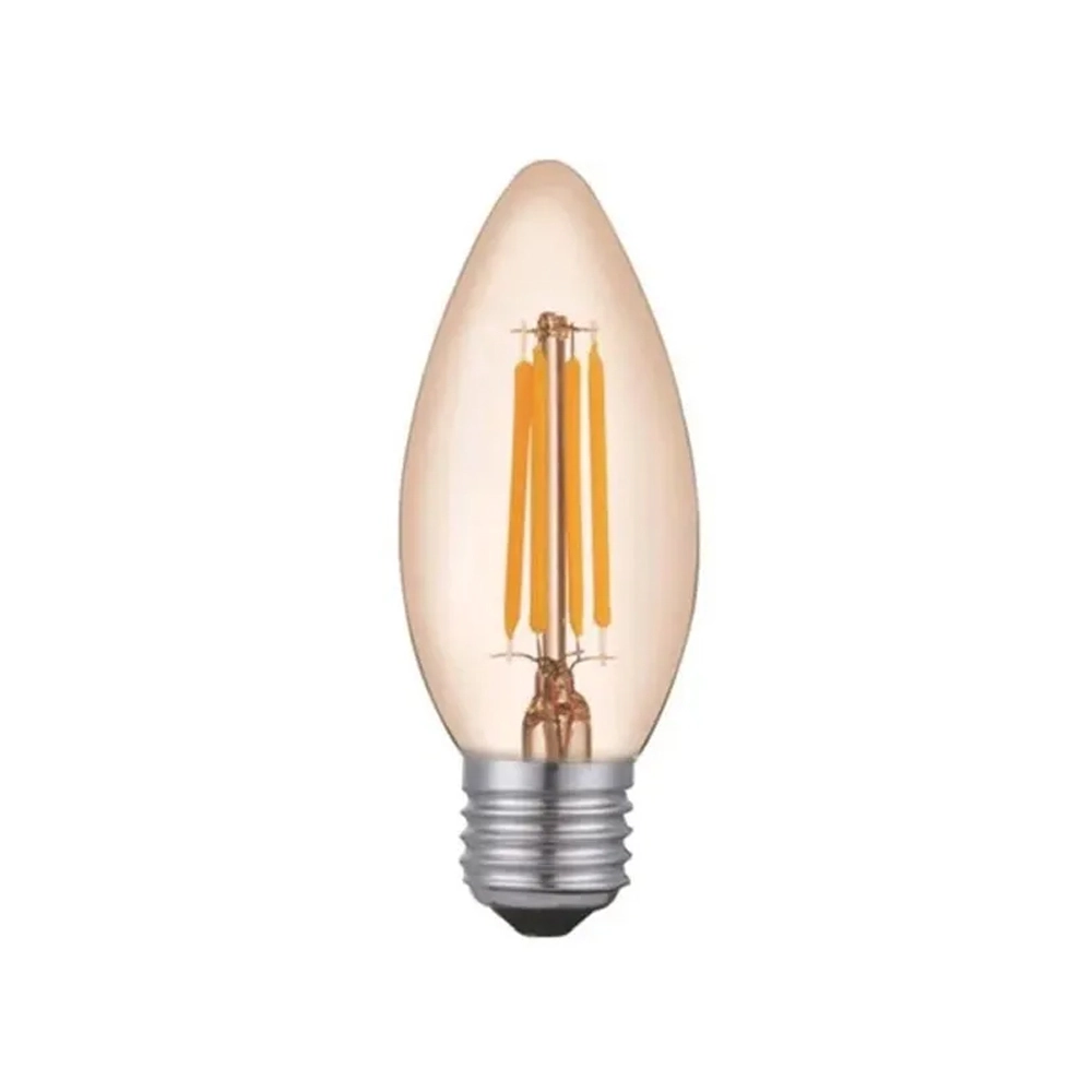 Lampada Led Filamento Vela C35 4w 2400k E27