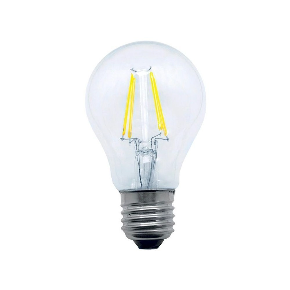 Lâmpada Led Bulbo Cristal A60 4w Luz Amarela E27 Bivolt