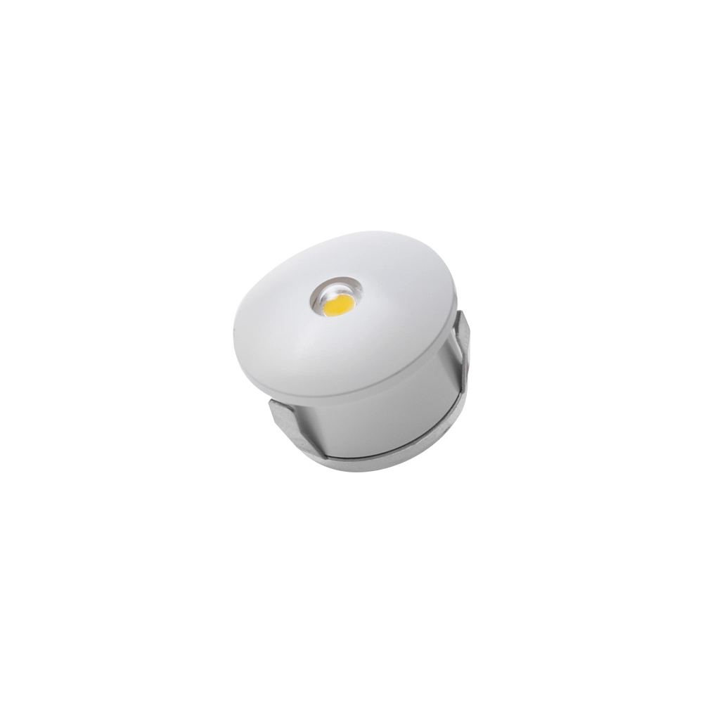 Spot De Embutir Nordecor Zora Mini Led 1w Bivolt Branco 3000k Luz Amarela