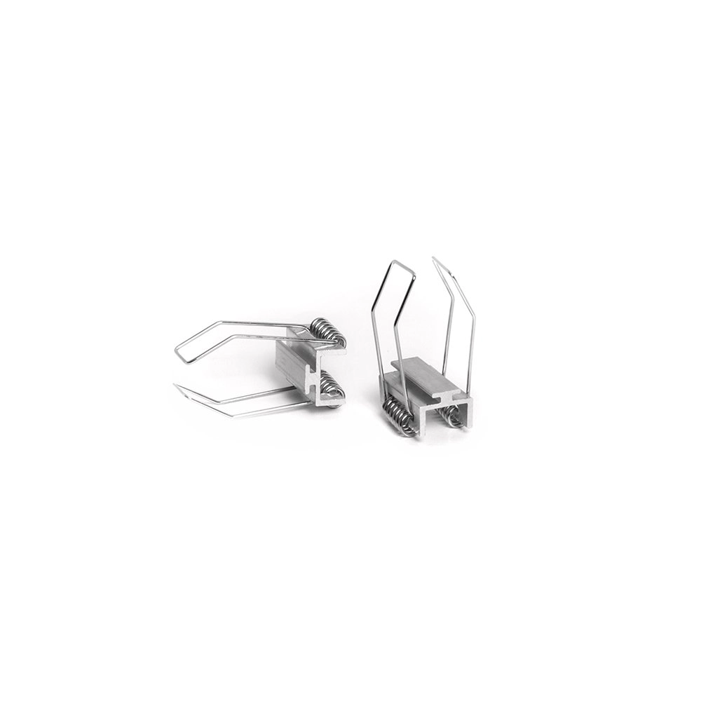 Kit 2 Garras 4149 Para Perfil De Embutir Nordecor 4218/4202/4160/4203