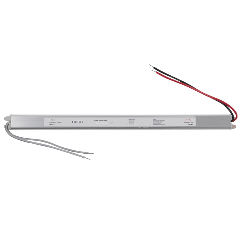 Fonte P/fita Slim 36w 1.5a 24v Biv-nordecor