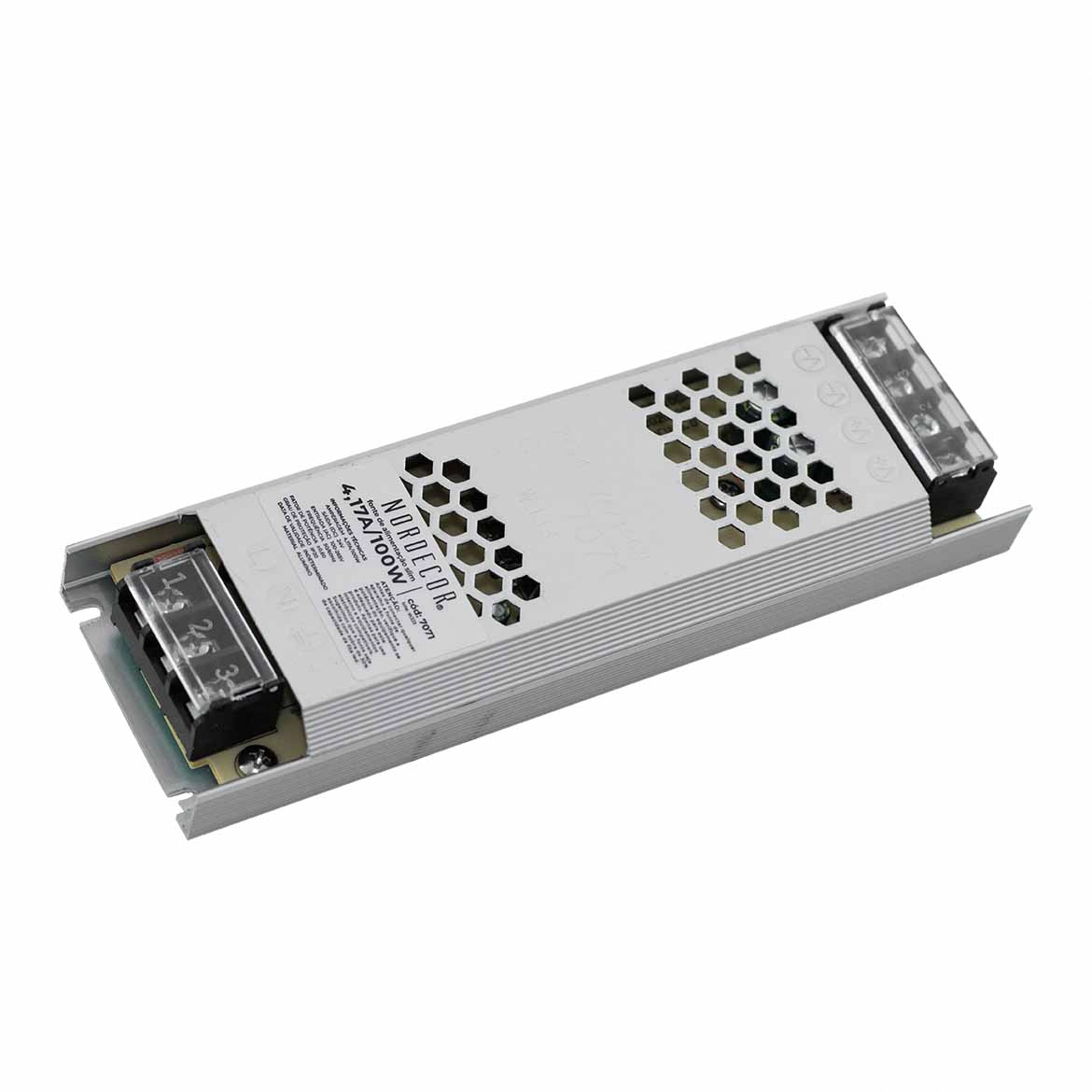 Fonte De Alimentação Chaveada Slim 24v 4,17a 100w 7071 Nordecor St3078