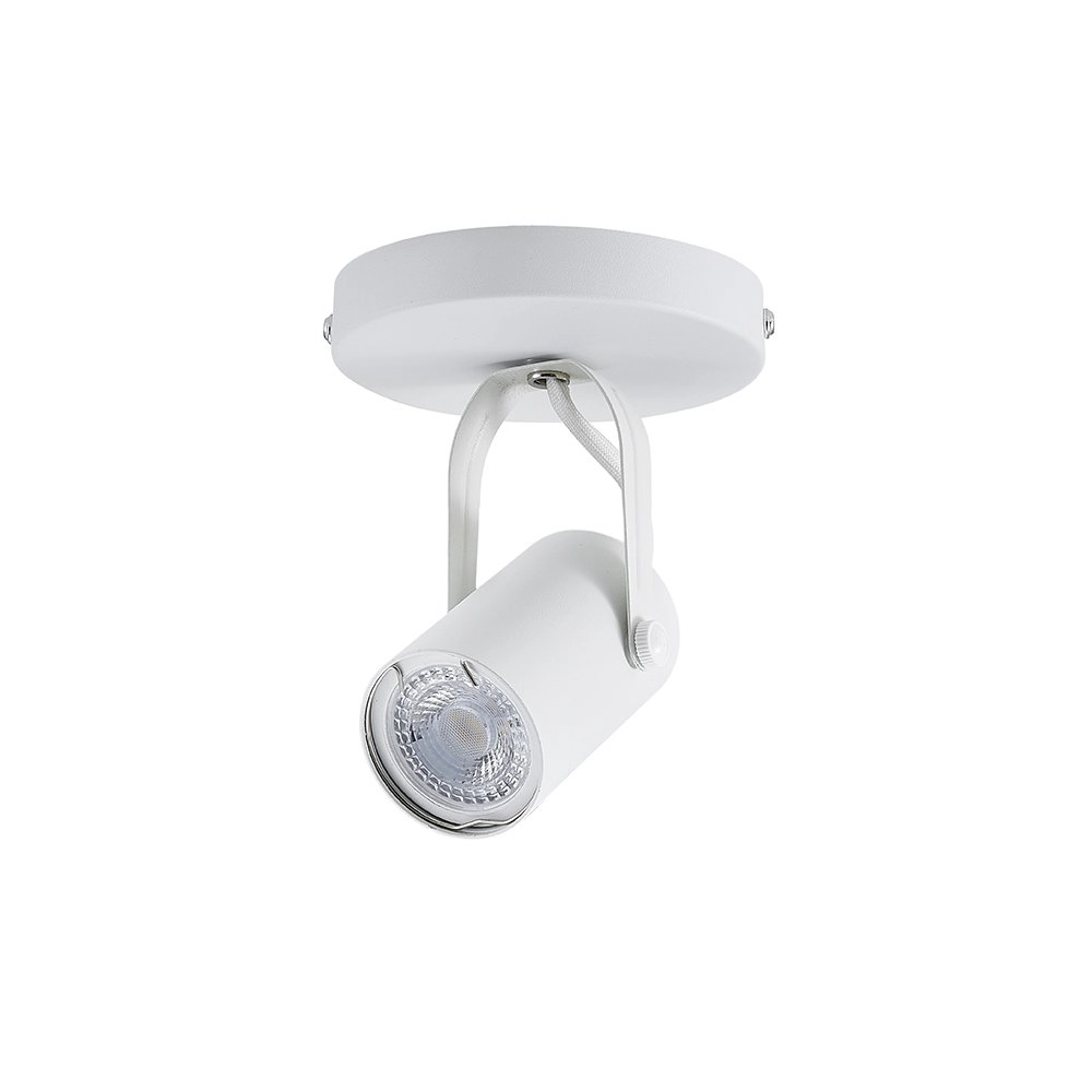 Spot Direcionável De Sobrepor Nordecor Lille Com Canopla Mr16 Gu10 Bivolt Branco