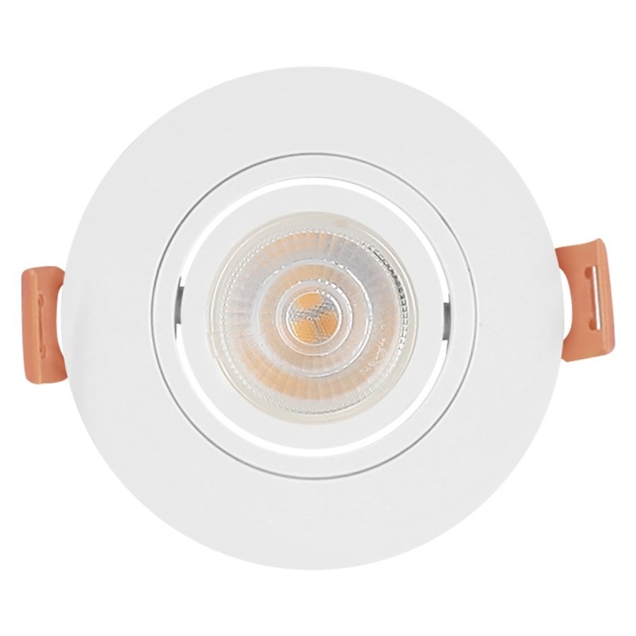 Spot De Embutir Redondo Plano Branco Para Lâmpada Par20 6280 Mbled
