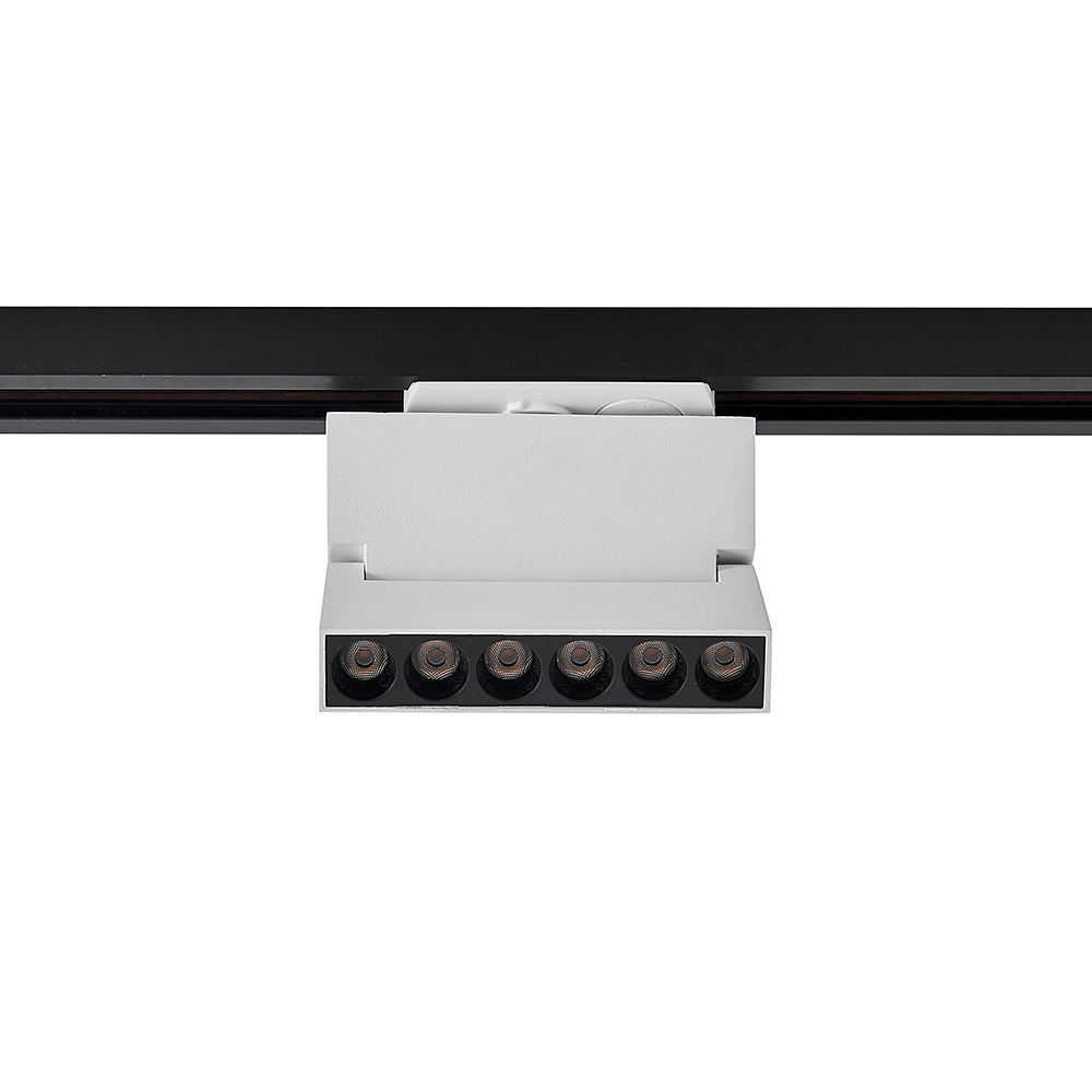 Módulo Led Projetor Para Trilho Nordecor Duli 6w 12cm Alto Irc 90 Bivolt Branco 4000k Luz Neutra 6361