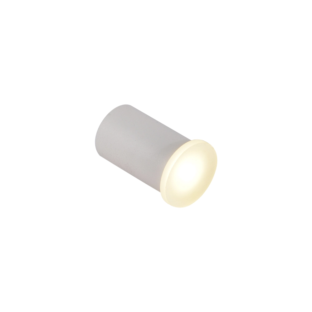 Balizador Nordecor Kinne Mini Embutir Redondo Led Bivolt Branco 3000k Luz Amarela 6392