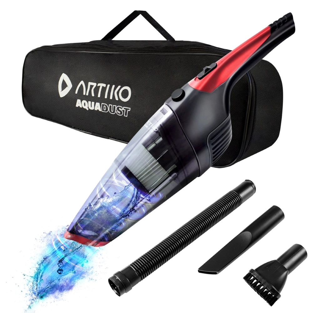 Aspirador De Pó Água E Objetos Sem Fio Portátil Artiko Aquadust Turbo Potente Bivolt Lithium 7.6v