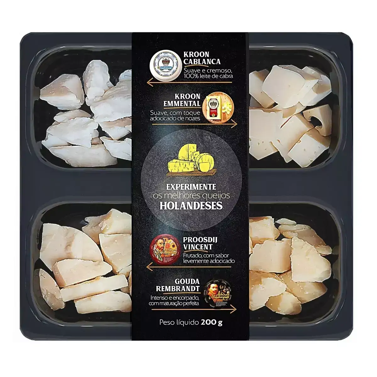 Kit Queijo Ouro HOLLAND KROON 200g