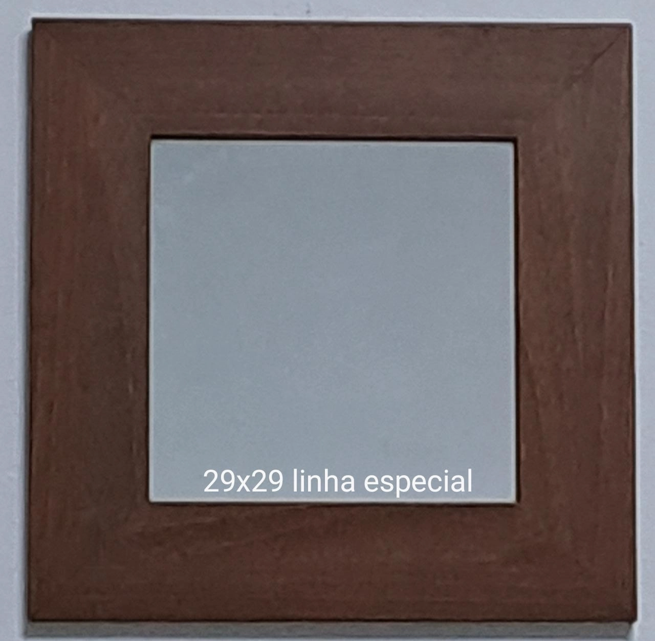 Espelho Moldura Lisa Moldura Lisa 29x29cm 425 Sul Catarinense