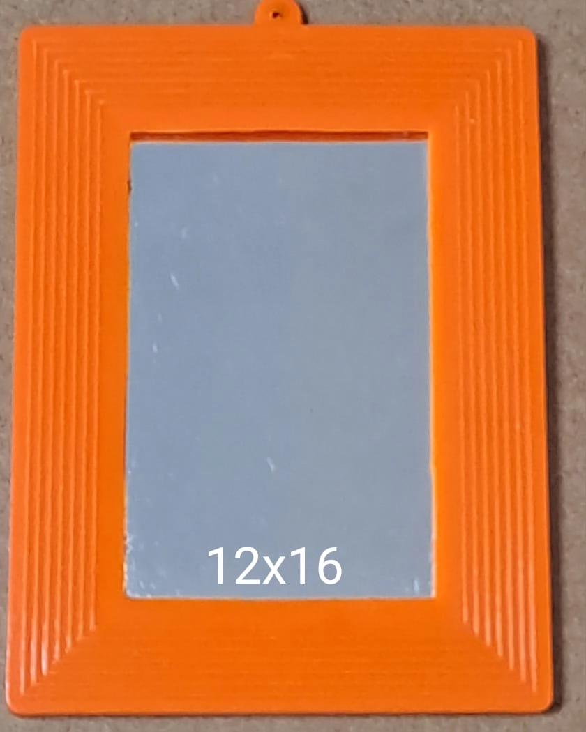Espelho Moldura Lisa Laranjinha 12x16cm Sc83 Sul Catarinense
