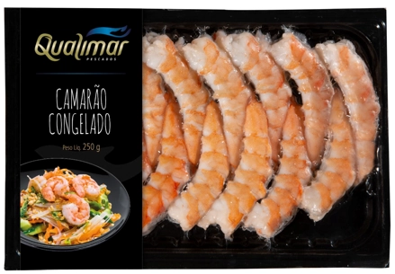 Camarao Qualimar 250g Cinza Desc.evisc.coz.21/25