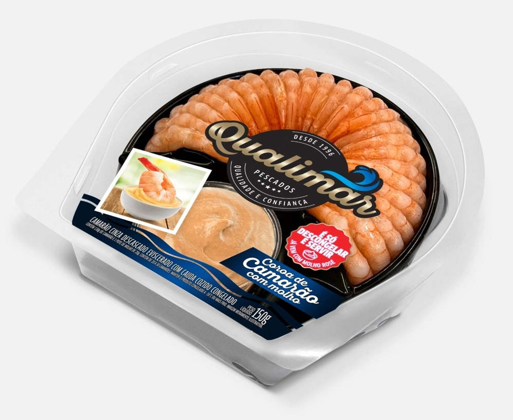 Camar Cz Cong Qualimar Coroa 150g Molho Rose