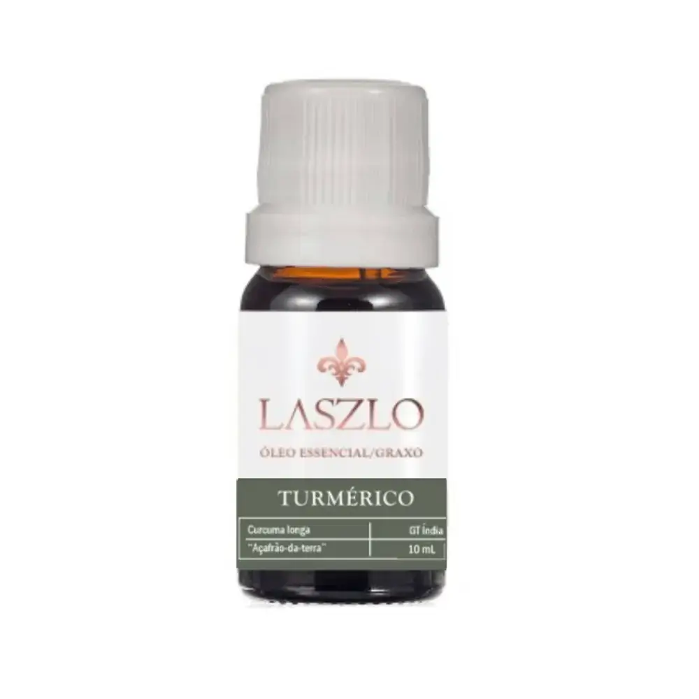 Óleo Essencial Turmérico (Cúrcuma) GT Índia 10ml - Laszlo