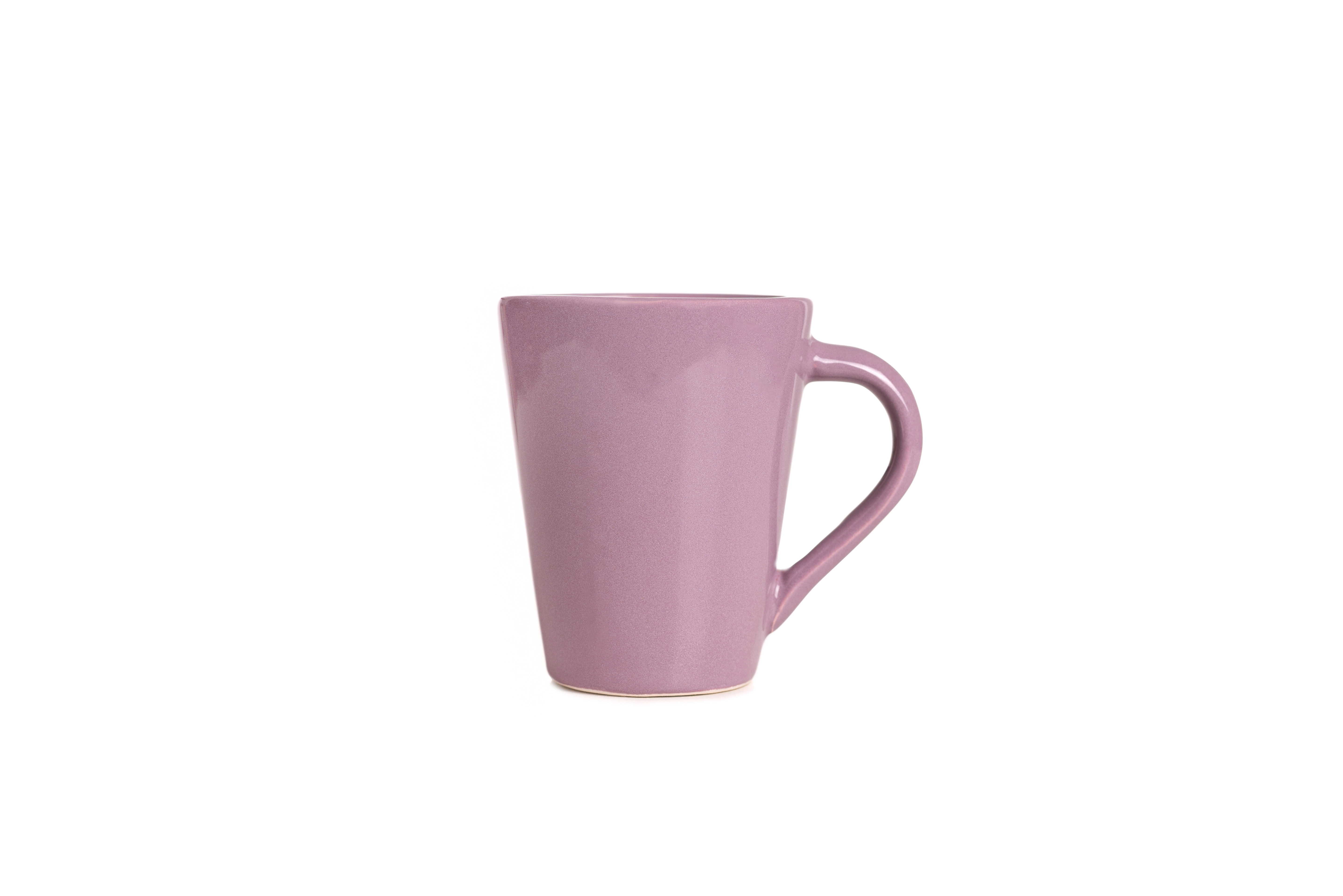 Caneca Tulipa Em Cerâmica Collore Lilás Cerâmica Beatriz 300ml