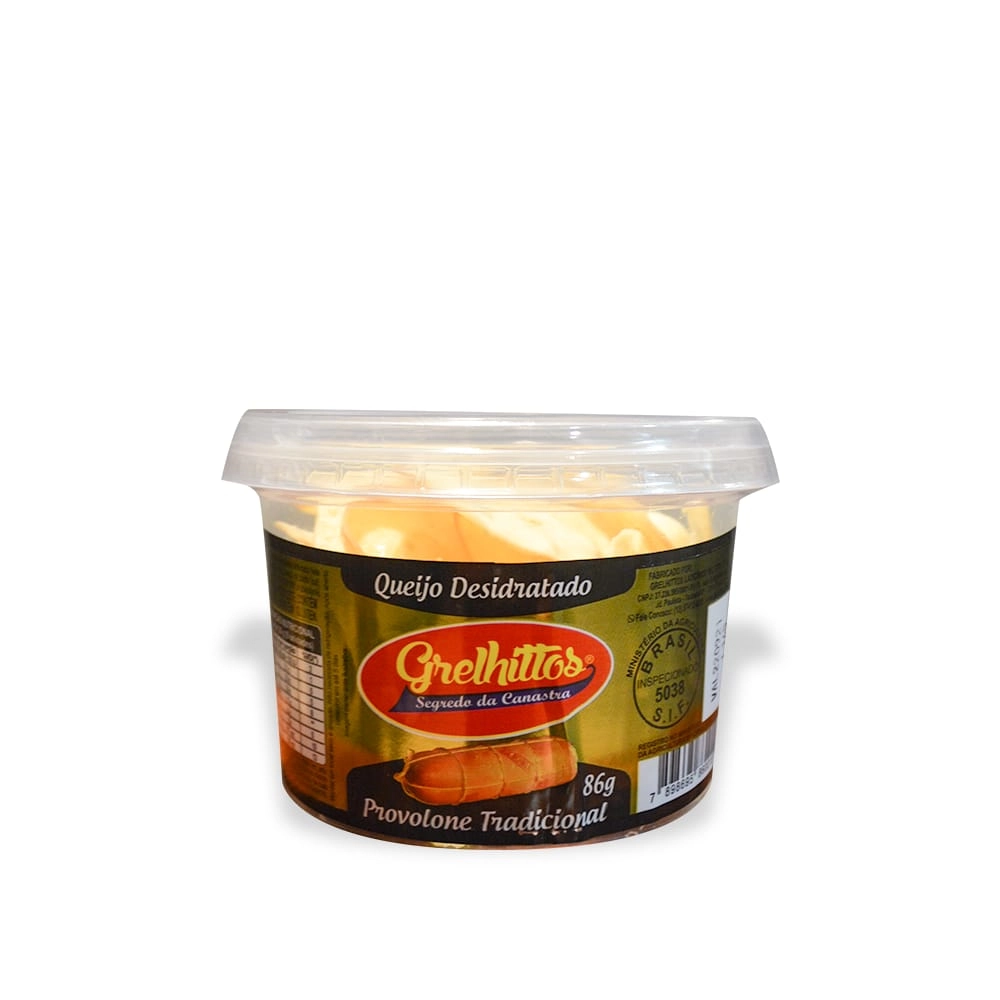 Queijo Provolone Desidratado Tradicional Grelhittos Pote 86g