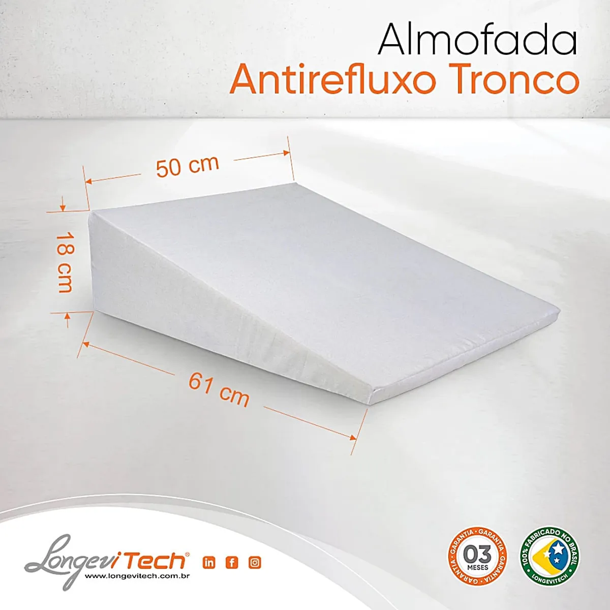 Almofada Antirefluxo Tronco LongeVitech