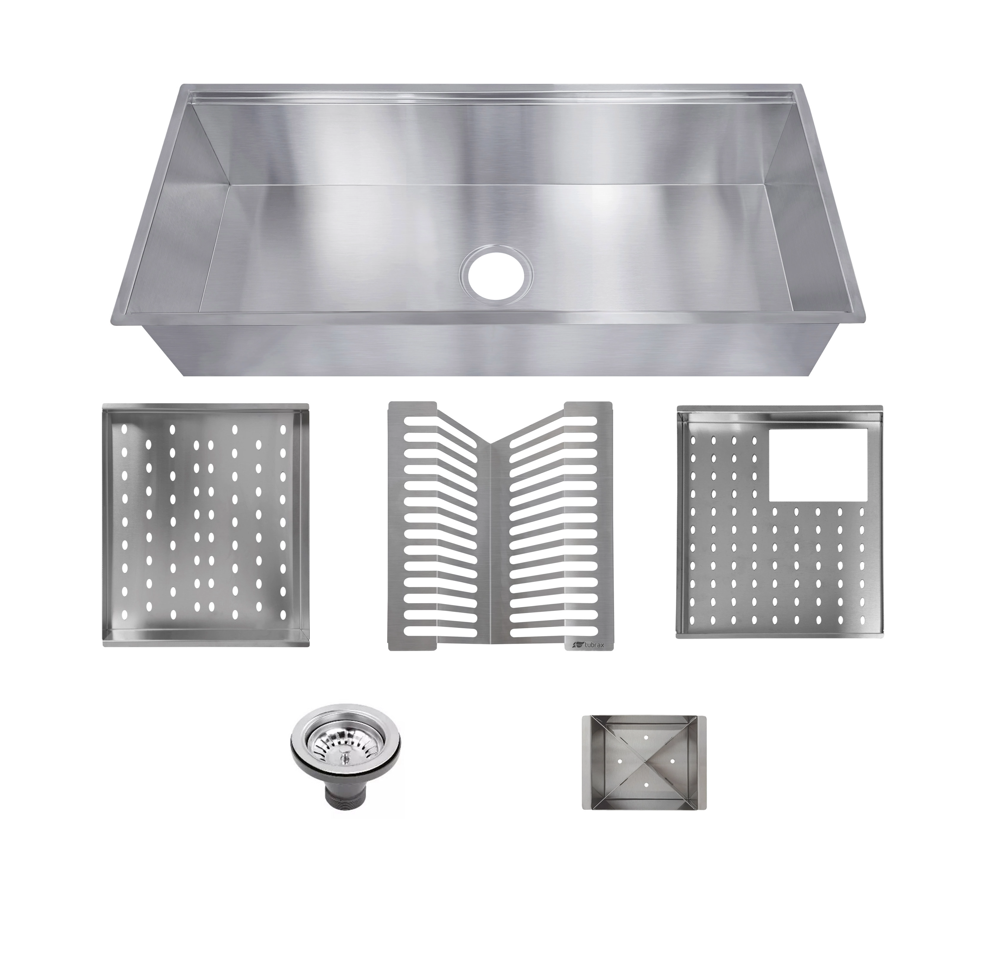 Pia Cuba De Cozinha Gourmet Com Módulos Em Aço Inox 304 Tubrax