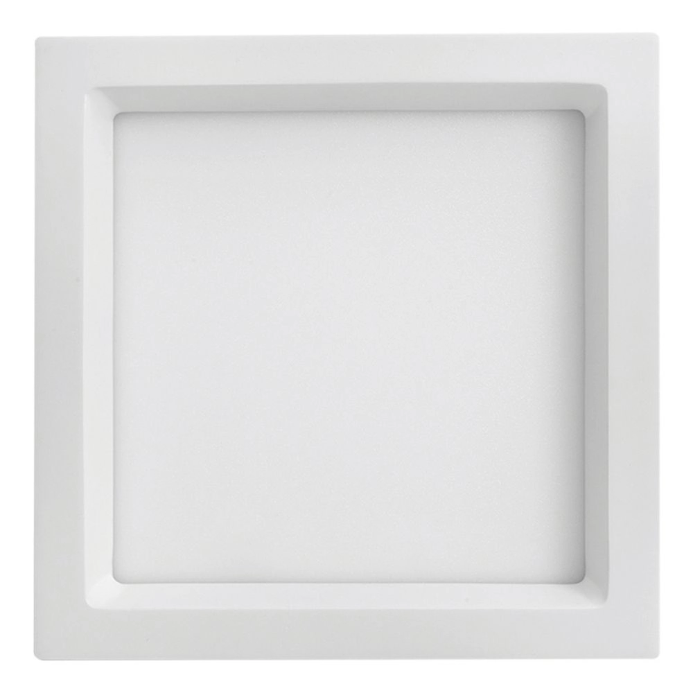 Painel Led Embutir Recuado 18w 6500k Quadrado Branco Opus