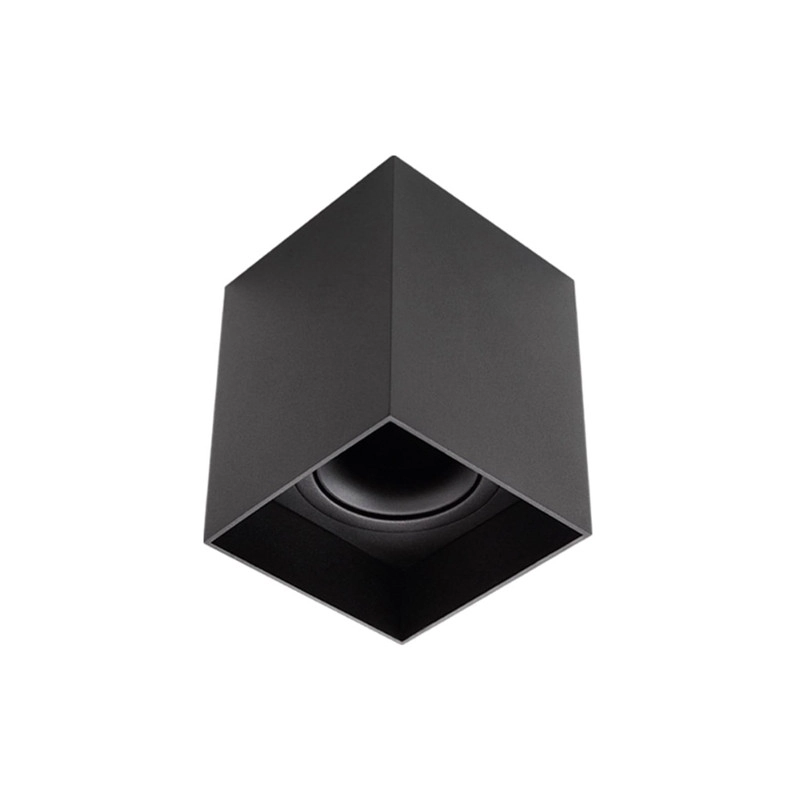 Spot Sobrepor Mr16 Preto Ip20
