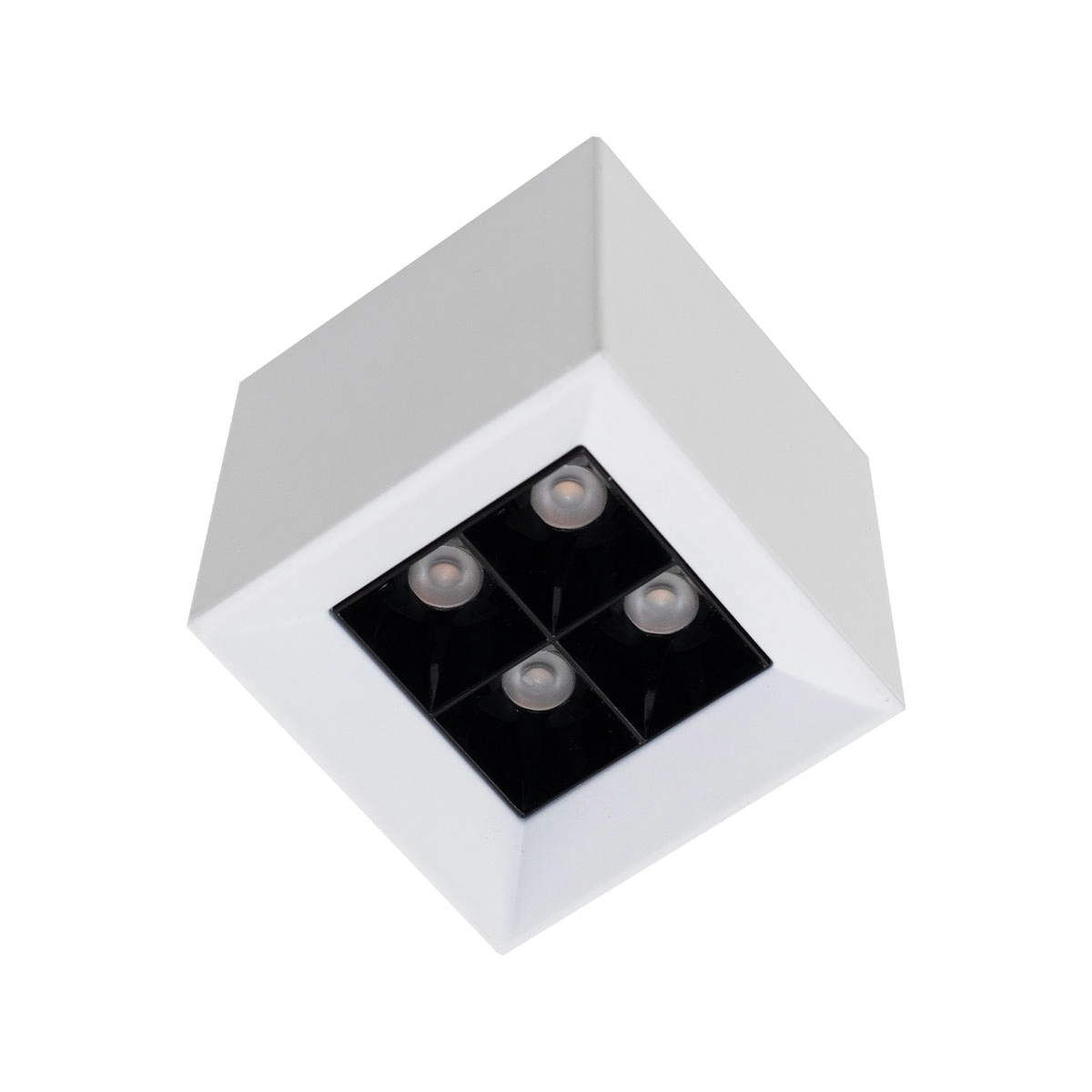 Spot Plafon Soul Sobrepor 4 Focos 24° 5w Luz Quente 83885 Opus St3050