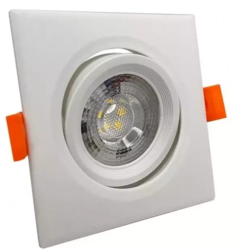 Spot Led Embutir Quadrado 9w 3000k