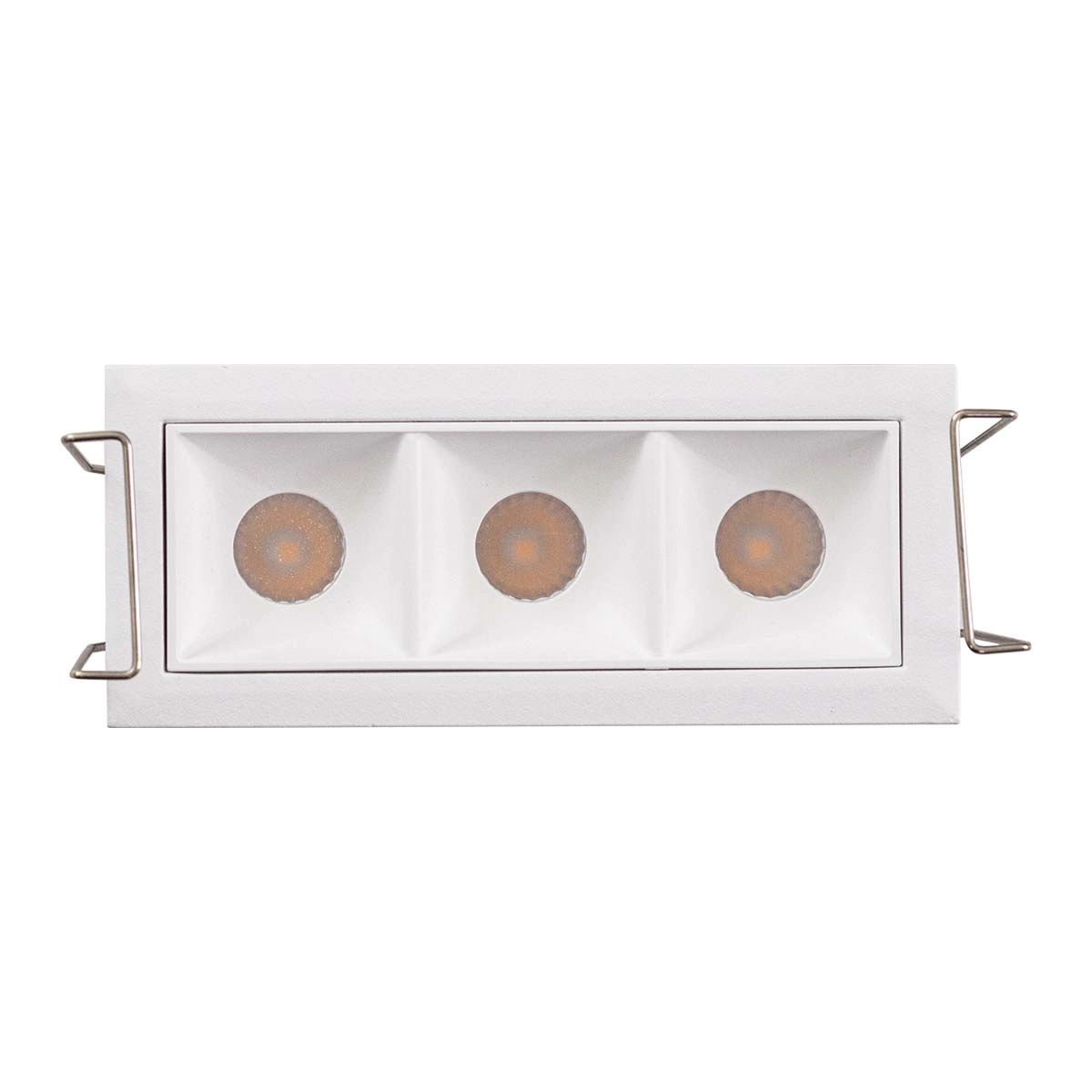 Spot Soul Embutir 3 Focos 30° 6w Luz Quente 2700k 87746 Opus St3050