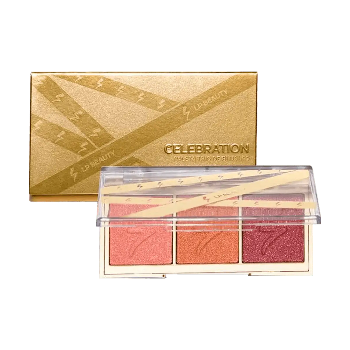 Paleta Blush Lp Beauty Tio Celebration 13g
