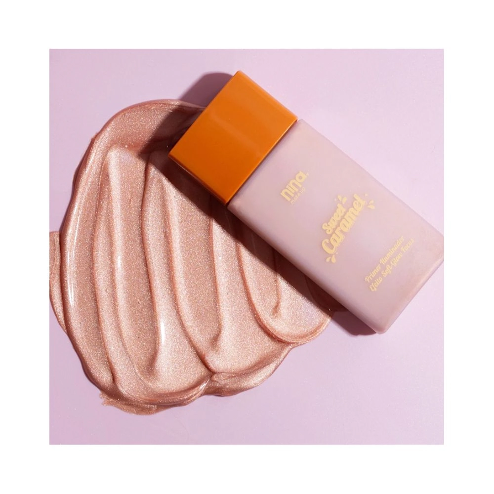 Primer Facial Nina Makeup Sweet Caramel Rose 40g