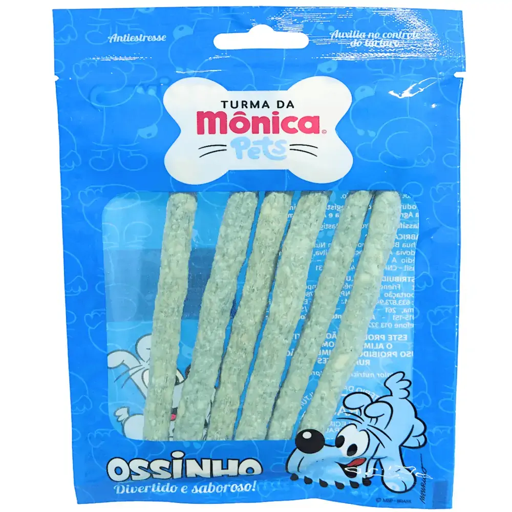 Palito Bidu Turma Da Mônica 10mm Com 6 Unidades