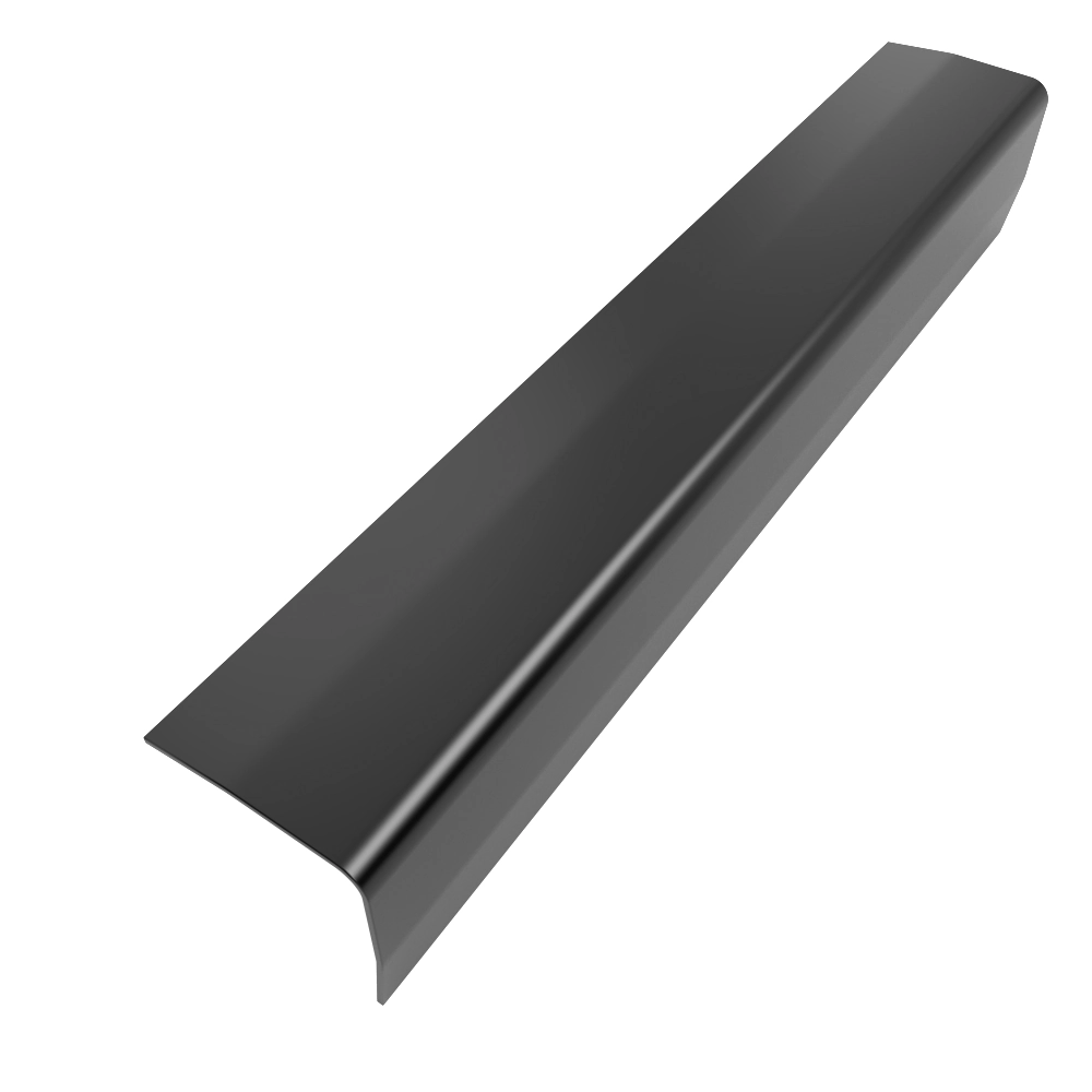Perfil Cantoneira Aço Inox - Preto Brilho  20 X 20 X 2000 Mm